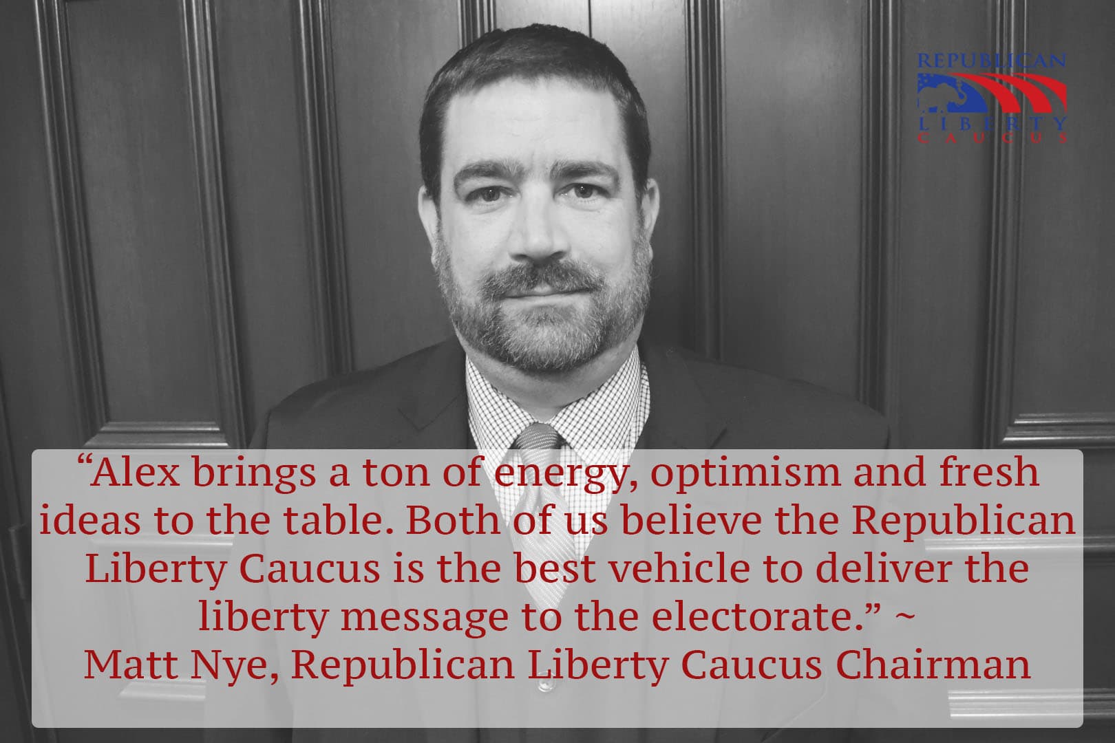 Republican Liberty Caucus Hires
Alex Snitker as New Executive Director